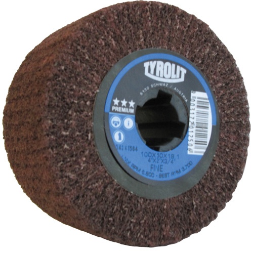 Pro-Line Surface Conditioning Drum, 4" Dia. x 2" W, 3/4" Arbor, Fine Grit, Aluminum Oxide Planification Entrepots Molloy