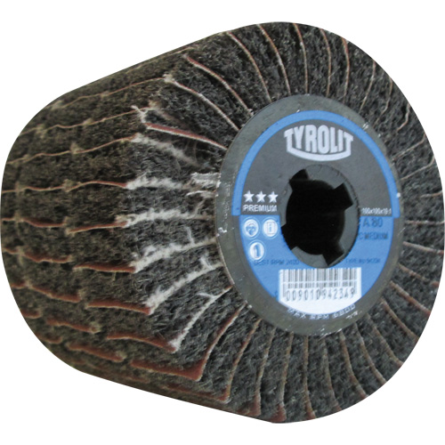 Pro-Line Surface Conditioning Drum, 4" Dia. x 4" W, 3/4" Arbor, 80 Grit, Aluminum Oxide Planification Entrepots Molloy