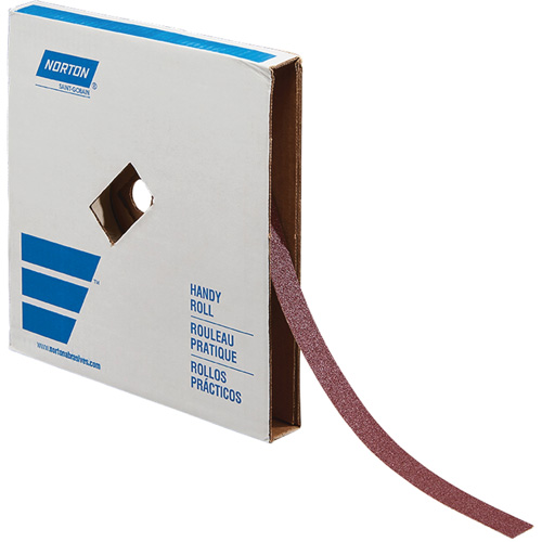 Rouleau de toile abrasive pour m&eacute;tal, Oxyde d'aluminium, 1" la x 150' lo, Grain 60 Planification Entrepots Molloy