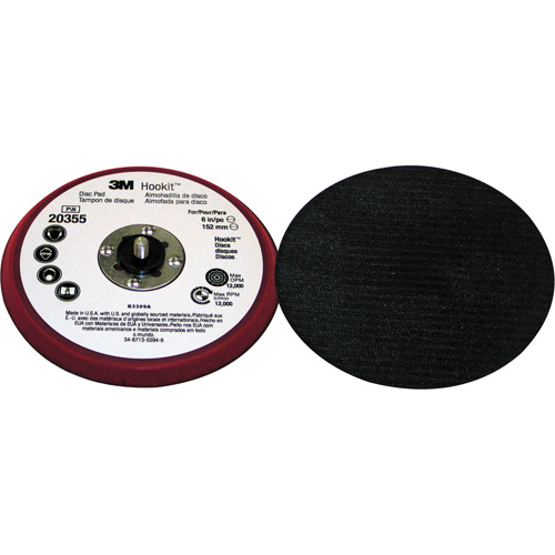 Hookit Low Profile Disc Pad Planification Entrepots Molloy