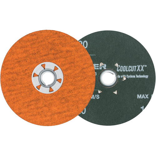 Disque de sablage Coolcut XX, 4-1/2" dia., Grain 120, C&eacute;ramique Planification Entrepots Molloy