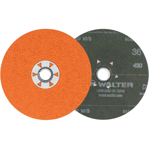Coolcut XX Sanding Disc, 5" Dia., 36 Grit, Ceramic Planification Entrepots Molloy