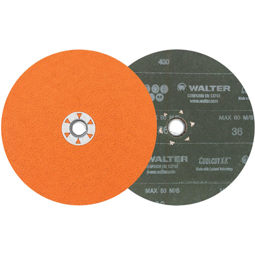 Disque de sablage Coolcut XX, 7" dia., Grain 36, C&eacute;ramique Planification Entrepots Molloy