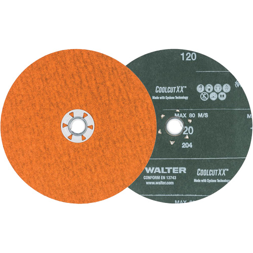 Disque de sablage Coolcut XX, 7" dia., Grain 120, C&eacute;ramique Planification Entrepots Molloy