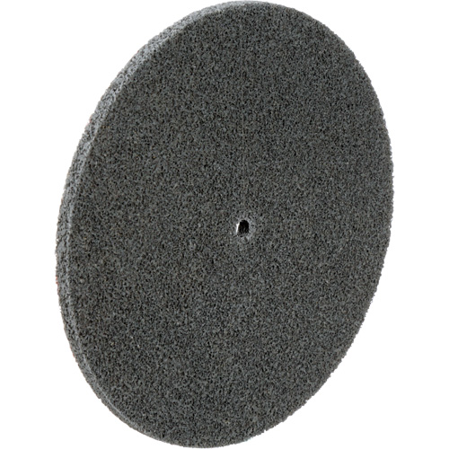 Scotch-Brite EXL Unitized Wheel, 6" x 1/4", 1/4" Arbor, Fine Grit, Silicon Carbide Planification Entrepots Molloy