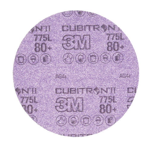 Rouleau de disques abrasifs Cubitron II Stikit, 6" dia., Grain 80+, C&eacute;ramique Planification Entrepots Molloy