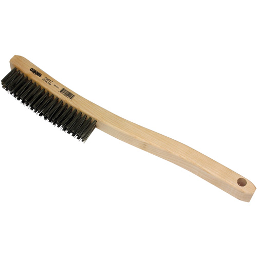 Scratch Brush, Stainless Steel, 3 x 19 Wire Rows, 13-11/16" Long Planification Entrepots Molloy