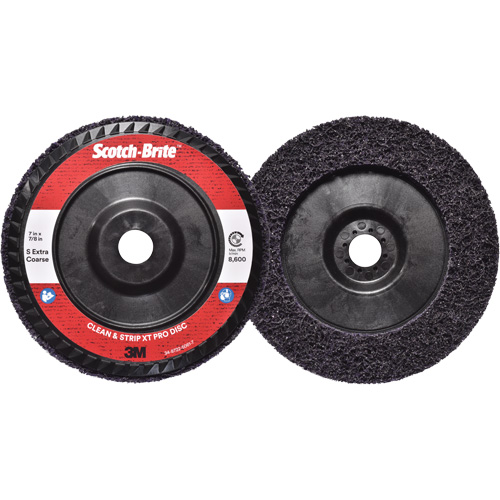 Scotch-Brite Clean & Strip XT Pro Disc, 7" Dia., Extra Coarse Grit, Silicon Carbide Planification Entrepots Molloy