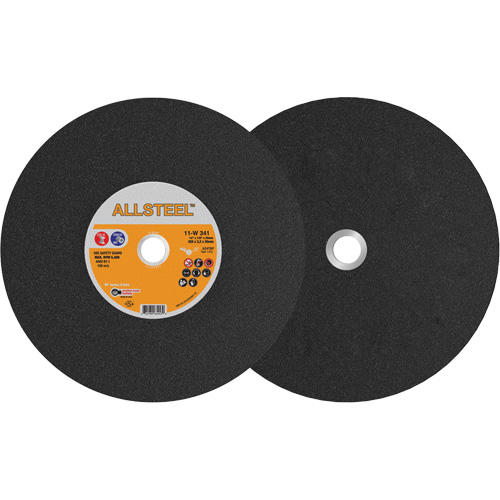 AllSteel Chopsaw Wheel, 14" x 1/8", 25/32" Arbor, Type 1, Aluminum Oxide, 5400 RPM Planification Entrepots Molloy