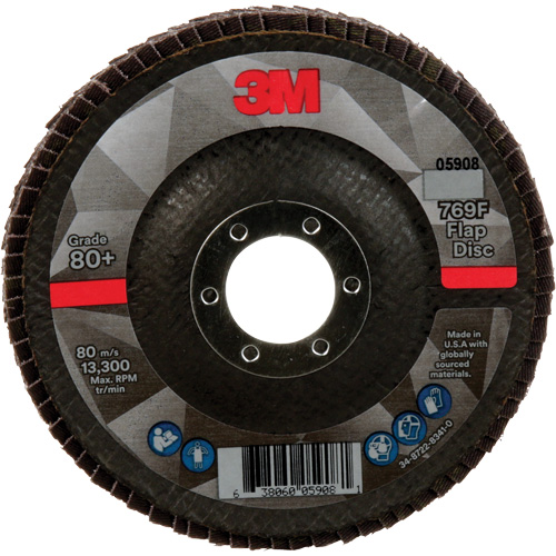 769F Quick Change Flap Disc, 4-1/2" x 7/8", Type 29, 80+ Grit, Ceramic Planification Entrepots Molloy