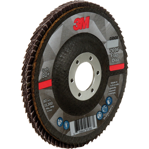769F Quick Change Flap Disc, 4-1/2" x 7/8", Type 29, 80+ Grit, Ceramic Planification Entrepots Molloy