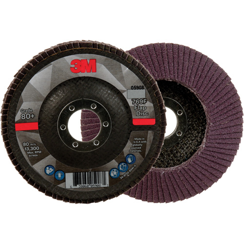 769F Quick Change Flap Disc, 4-1/2" x 7/8", Type 29, 80+ Grit, Ceramic Planification Entrepots Molloy