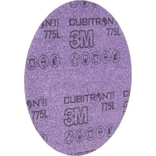Disque en pellicule s&eacute;rie 775L Cubitron II Hookit, dia 6", Grain 240+, C&eacute;ramique, 3 mils Planification Entrepots Molloy