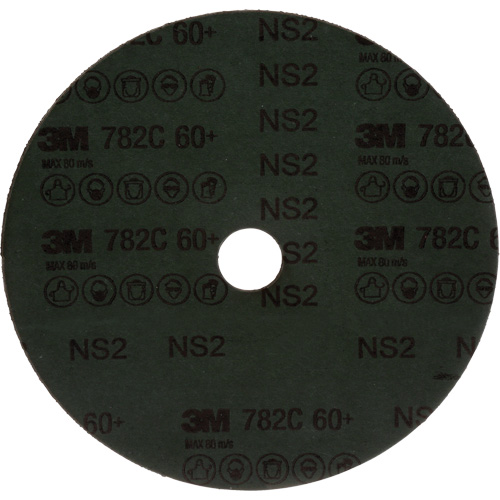 Disque en fibre 782C, C&eacute;ramique, 60+, 7" Dia x 7/8" Arbre Planification Entrepots Molloy