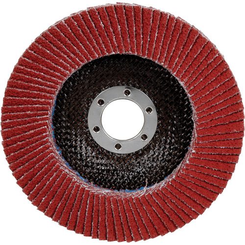 Disque &agrave; lamelles 969F Cubitron II , 5" x 7/8", Type 27, Grain 40+, C&eacute;ramique Planification Entrepots Molloy