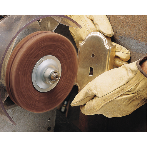 Disques robustes Scotch-Brite (oxyde d'aluminium), 6" dia., Grain Tr&egrave;s fin, Oxyde d'aluminium Planification Entrepots Molloy
