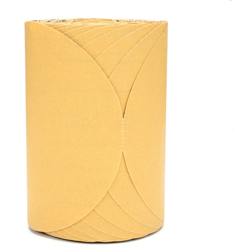 Stikit Gold Paper 216U Disc Roll, Aluminum Oxide, 6" W x 87' L, P180 Grit Planification Entrepots Molloy