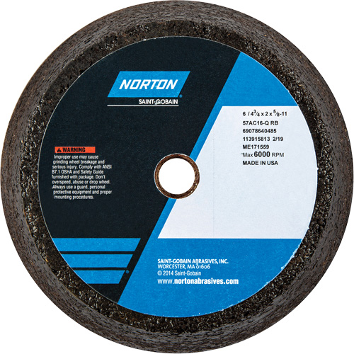 Gemini&reg; Non-Reinforced Portable Snagging Wheel Planification Entrepots Molloy
