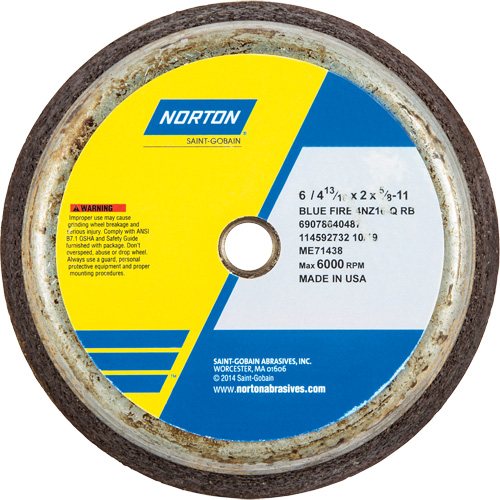 BlueFire&reg; Non-Reinforced Portable Snagging Wheel Planification Entrepots Molloy