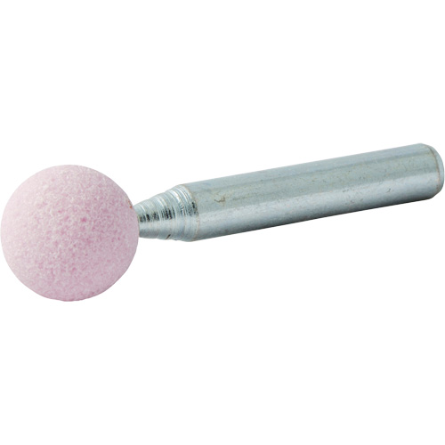 Meule mont&eacute;e vitrifi&eacute;e, B121, Oxyde d'aluminium, 1/2" dia., 1/2" lo, 80 Grain Planification Entrepots Molloy