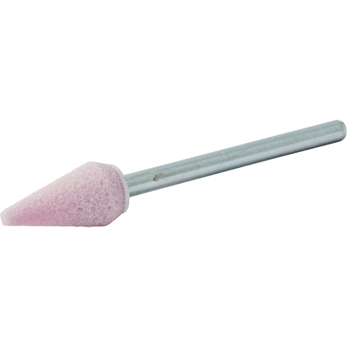 Vitrified Bond Mounted Point, B53, Aluminum Oxide, 5/16" Dia., 5/8" L, 80 Grit Planification Entrepots Molloy