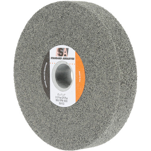 Meule &agrave; usage g&eacute;n&eacute;ral Standard Abrasives, 6" x 1", Arbre de 1", Carbure de silicium Planification Entrepots Molloy