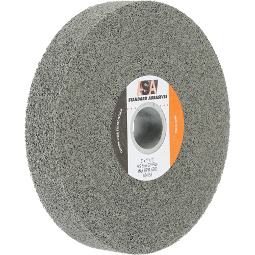 Meule &agrave; usage g&eacute;n&eacute;ral Standard Abrasives, 6" x 1", Arbre de 1", Carbure de silicium Planification Entrepots Molloy
