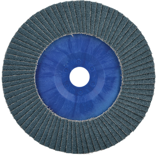 Disque &agrave; lamelles &agrave; garnissage rapide BueFire, 7" x 7/8", Type 27, Grain 40, Alumine de zirconium Planification Entrepots Molloy