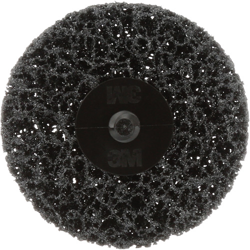 Disque de d&eacute;capage de rev&ecirc;tement Scotch-Brite Roloc 07461 CR- DH, 3" dia., Grain Extra grossier, Carbure de silicium Planification Entrepots Molloy