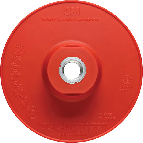 Ribbed Back-Up Pad, 4" Planification Entrepots Molloy