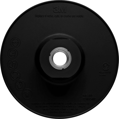 Ribbed Back-Up Pad, 4" Planification Entrepots Molloy