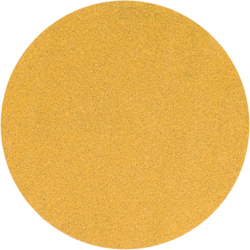 Yellow Hook & Loop Sanding Disc, 5" Dia., P220 Grit, Aluminum Oxide Planification Entrepots Molloy
