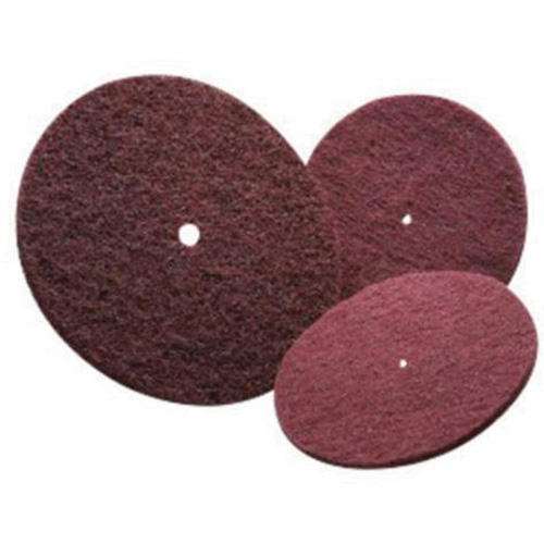 Disque non tiss&eacute; tr&egrave;s r&eacute;sistant Bear-Tex, 6" dia., Grain Tr&egrave;s fin, Oxyde d'aluminium Planification Entrepots Molloy