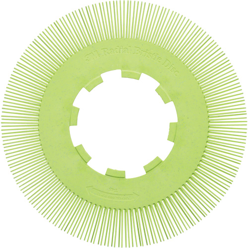 Scotch-Brite Type S Precision Radial Bristle Brush PN-RB without Adapter, Ceramic, 50+ Grit, 8" Dia. Planification Entrepots Molloy