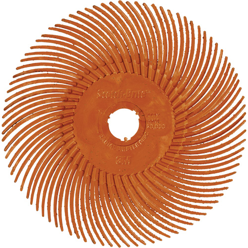 Scotch-Brite Type C Precision Radial Bristle Brush PN-RB, Ceramic, 80+ Grit, 2" Dia. Planification Entrepots Molloy