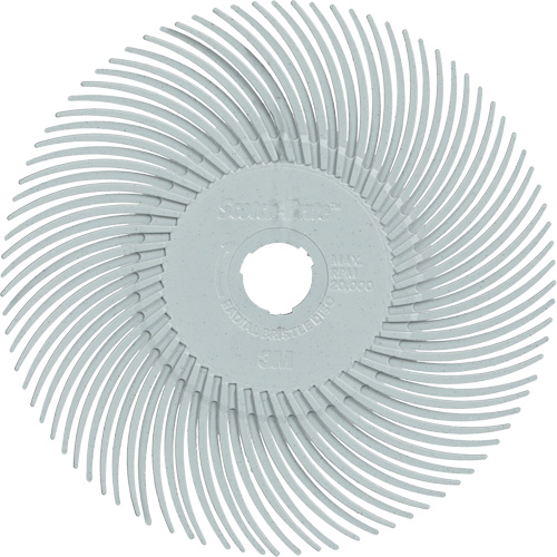 Scotch-Brite Type C Precision Radial Bristle Brush PN-RB, Ceramic, 120+ Grit, 3" Dia. Planification Entrepots Molloy