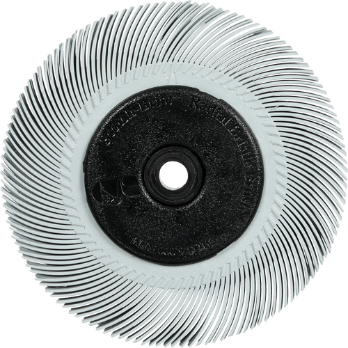 Scotch-Brite Type C Precision Radial Bristle Brush PN-RB with Adapter, Ceramic, 120+ Grit, 6" Dia. Planification Entrepots Molloy