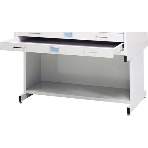 High Base for Steel Plan File Cabinet Planification Entrepots Molloy