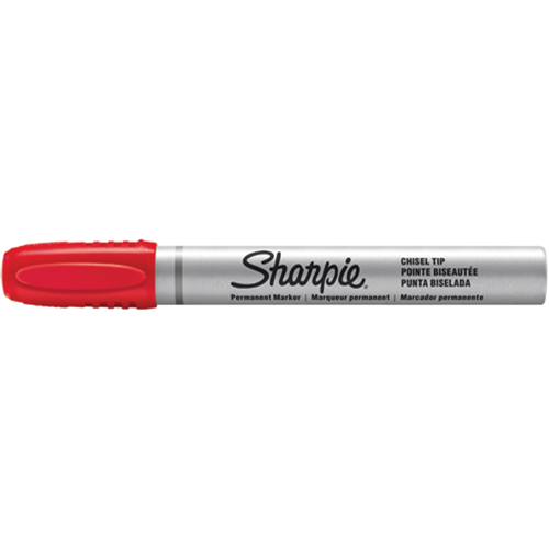 Permanent Markers - Berol Liquid Tip, Red, Chisel Tip Planification Entrepots Molloy