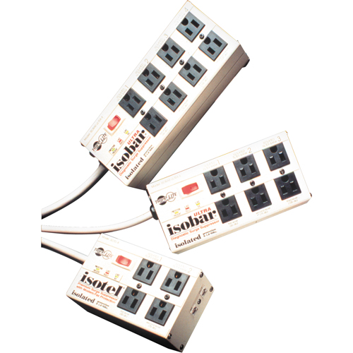 Limiteurs de surtension Isobar, 4 Prises, 3330 J, 1440 W, Cordon 6' Planification Entrepots Molloy
