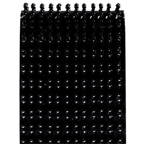 Attache r&eacute;utilisable Dual Lock, Auto-appariement, 50 vg x 1", Cousu, Noir Planification Entrepots Molloy