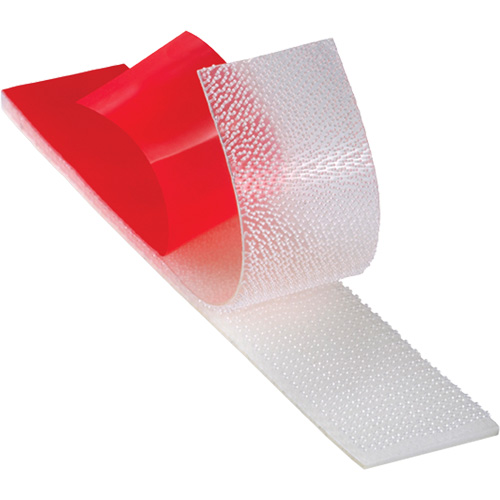 Dual Lock Low Profile Reclosable Fastener, Self-Mating, 50 yds x 1", Adhesive, Clear Planification Entrepots Molloy