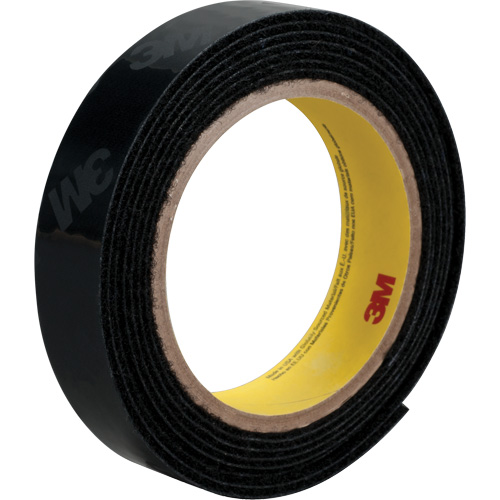 Attache, Crochet, 50 vg x 1-1/2", Adh&eacute;sif, Noir Planification Entrepots Molloy