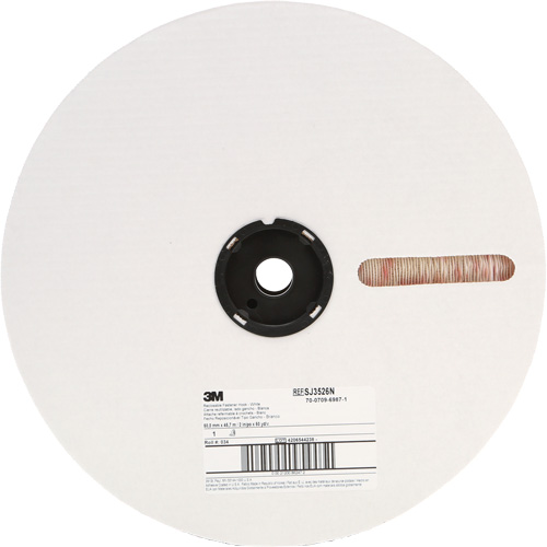 Attache, Boucle, 50 vg x 2", Adh&eacute;sif, Blanc Planification Entrepots Molloy