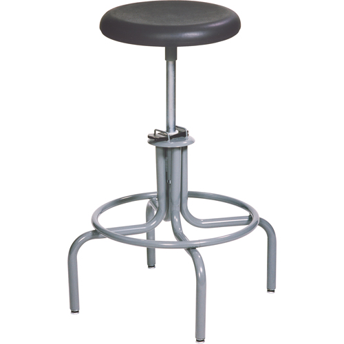 Tabouret de s&eacute;rie 600, Stationnaire, Ajustable, , Polyur&eacute;thane Si&egrave;ge, Noir Planification Entrepots Molloy