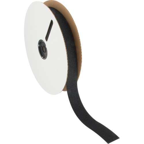 Fastener Strip, Loop, 50 yds x 2", Sew-On, Black Planification Entrepots Molloy