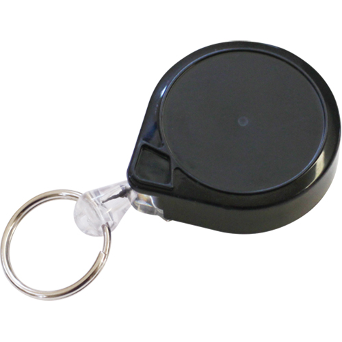 Retractable Mini-Bak&reg; Key Rings, Plastic, 36" Cable, Belt Clip Attachment Planification Entrepots Molloy