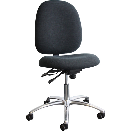 Chaises D.E.S. (dissipation &eacute;lectrostatique) Shoptech, Tissu, Noir, Capacit&eacute; 275 lb Planification Entrepots Molloy