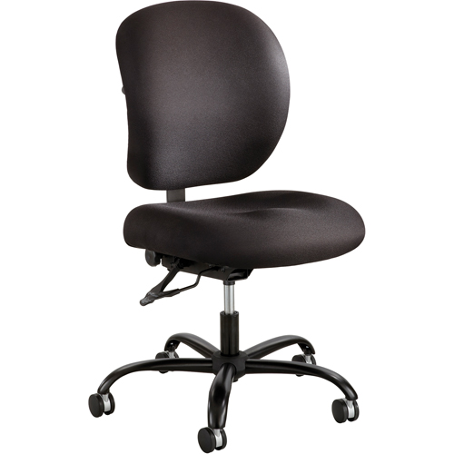 Chaises de travail pour usage intensif 24/7 Alday, Nylon, Noir, Capacit&eacute; 500 lb Planification Entrepots Molloy