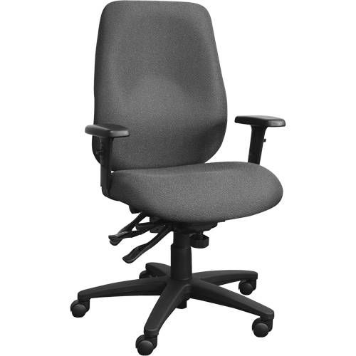 Cierra Ergonomic Chairs, Fabric, Grey, 250 lbs. Capacity Planification Entrepots Molloy